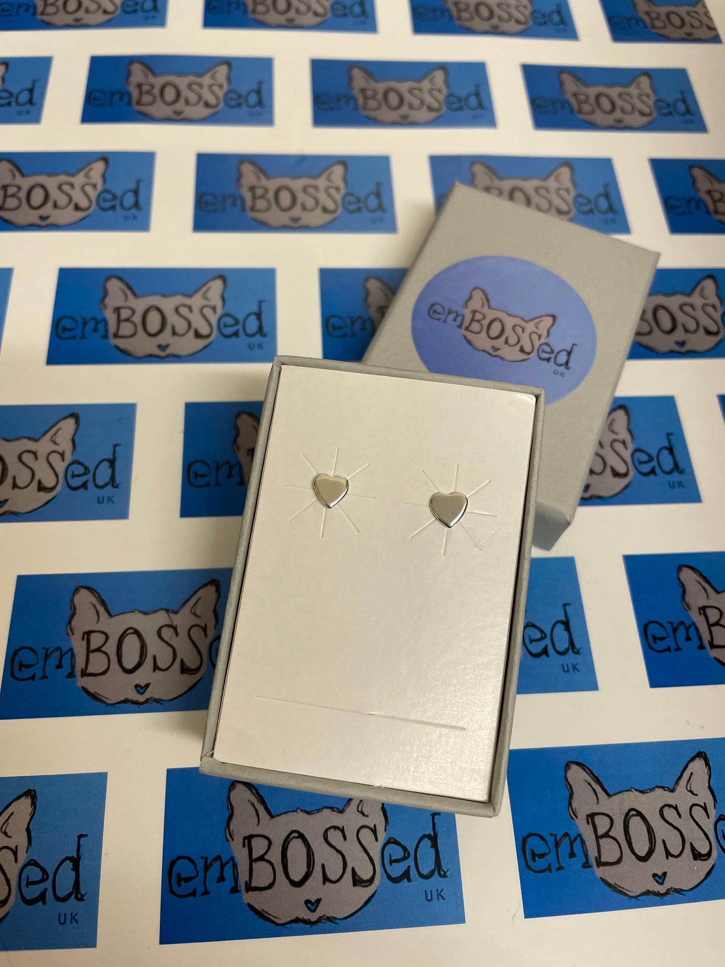 Hearts Solid Studs