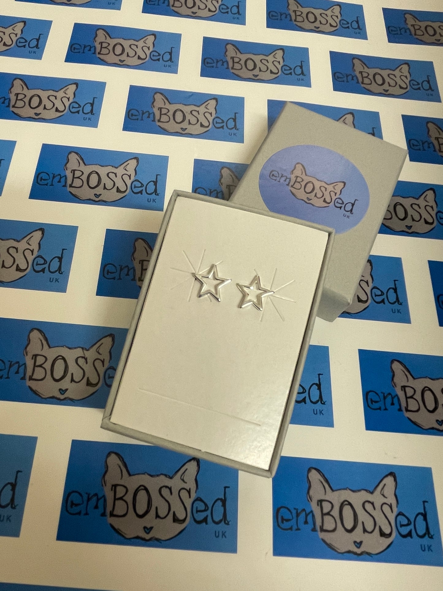 Stars Outline Studs