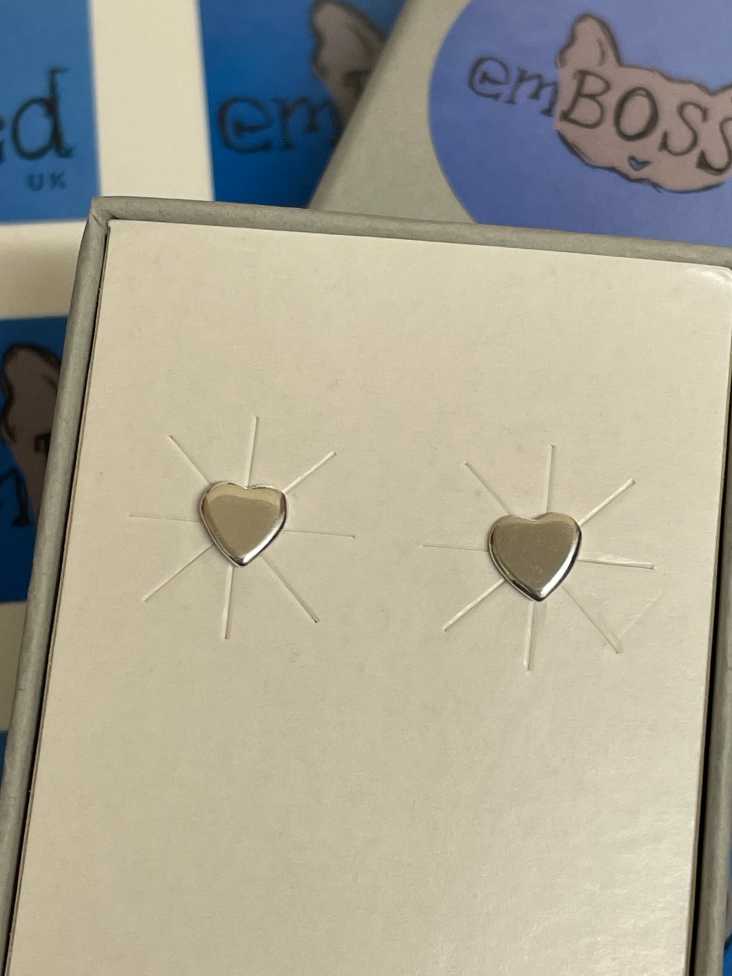 Hearts Solid Studs