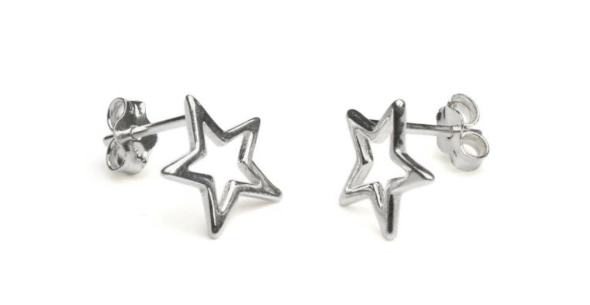 Stars Outline Studs